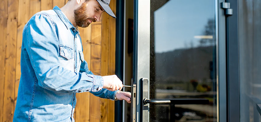 Frameless Glass Storefront Door Locks Replacement in East Pasadena, CA